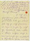 Letter sent home from the First World War by...