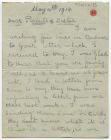 Letter sent home from the First World War by...