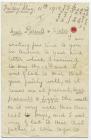 Letter sent home from the First World War by...