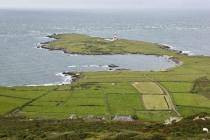 Ty Pellaf and lighthouse, Bardsey Island