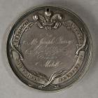 Medal a gyflwynwyd i Joseph Parry am y Motett...