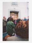 Oldest member of Chapel reopening the door