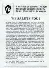 We salute you! 1984