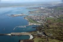 Aerial view of Holyhead, 2005