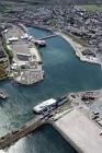 Aerial view of harbour at Holyhead, 2003