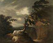 Storm at Night/ Thomas Barker/ 1800