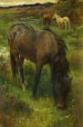 Ponies Grazing/ Lucy Elizabeth Kemp-Welch/ 1896