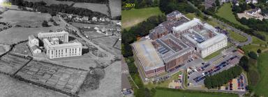 Then & Now: National Library of Wales