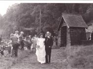 Wedding at Holy Trinity Church, Corris