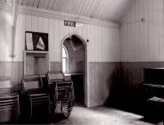 Christ Church interior (Capel Zinc), Upper Corris