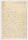 Letter sent from Gunner M Charles Jenkins to...