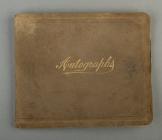 Autograph book belonging to nurse Jessie Hughes...