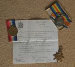 Clarence Stiff's medals and 'Dead Man...