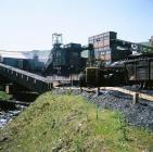 General view of Maerdy Colliery, 1975