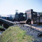 General view of Maerdy Colliery, 1975