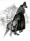 The black dog and the woman in the well. From...