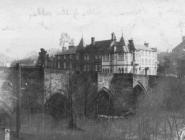 View of Llangollen Bridge from Railway Station