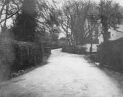 Llangollen. Bache Mill Bridge towards Pengwern ...