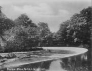 Llangollen. The Horseshoe Falls