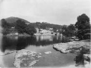 Llangollen. View of the river