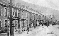 Station Terrace, Cwm's first major...