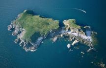 ST MARGARETS ISLAND RUINS;LITTLE CALDY,...