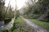 RETAINING WALL AND BRIDGE PIER, CWM CLYDACH