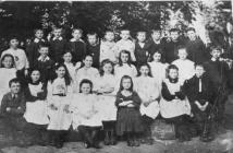 Llangollen. School children