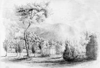 Sketch of Aberaman in a thunder storm by one of...