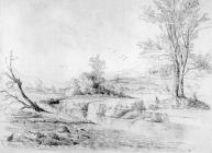 Sketch of the Aman at Cynon by one of the Bacon...
