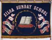 Banner titled 'Siloa Sunday School'