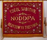 Banner titled 'Ysgol Sabathol Noddfa...