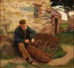 'An old Welsh basket maker' by Sydney...