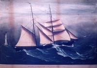 Painting of the ship 'Madona' which...