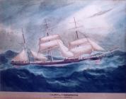Painting of the ship 'County of Merioneth&...