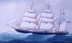 Painting of the ship 'Kildonian'...