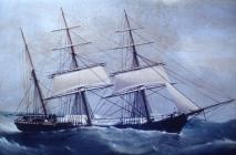 Painting of the ship 'Walleroo' which...