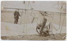 The remains of the James brothers' plane,...