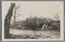 Soldiers on the front line during the First...