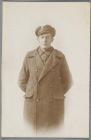 Studio photograph of a First World War soldier...