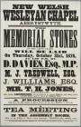 Poster advertising the laying of the memorial...