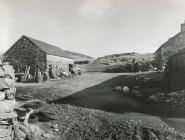 Bryn Ifan, Capel Celyn, from west, 2 March 1957