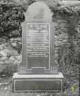 Headstone of grave removed from Capel Celyn to...