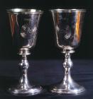 A pair of George IV chalices: part of the...