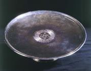 A George I paten: part of the communion plate...