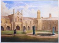 Watercolour of St. David's College,...