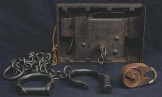 Original lock and key from Haverfordwest prison...