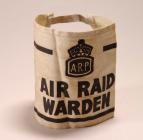ARP Air Raid Warden's arm band worn during...