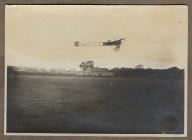 Pioneer aviator Sidney Pickles in the air,...