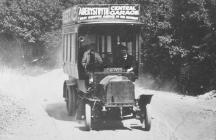 Aberystwyth Central Garage van at Llan-non,...